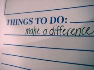 things to do make a difference